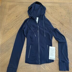 Lulu Lemon Navy Blue Zip-Up Hoodie